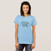 Weil ich der Fluglotse bin T-Shirt (Vorne ganz)