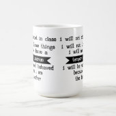 Weil ich der Lehrer - Lehrer-Spaß in der Klasse Kaffeetasse (Mittel)