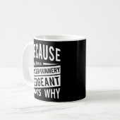Weil ich der Meistergottesdienst von Mgysg-T's bin Kaffeetasse (Vorderseite Links)