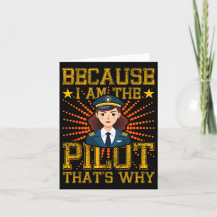 Weil ich der Pilot bin, ist das der Grund, warum F Karte