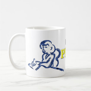 Weil ich der Produzent bin, deshalb Kaffeetasse
