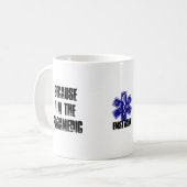 Weil ich der Sanitäter deshalb bin Kaffeetasse (Vorderseite Links)