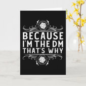 Weil ich die DM bin, ist das der Grund, warum Dung Karte (Gelbe Blume)