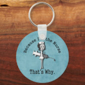 Weil ich die Krankenschwester bin, ist das der Gru Schlüsselanhänger (Vorderseite)