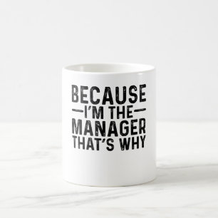 Weil ich die Nische bin, deshalb Kaffeetasse
