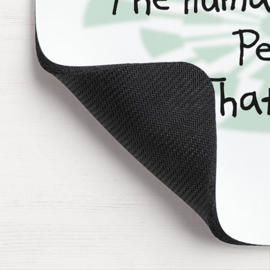 Weil ich die Personal-Person bin Mousepad (Ecke)