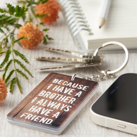 Weil ich einen Bruder habe, habe ich immer einen F Schlüsselanhänger (Vorderseite rechts)