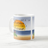 Weil ich einen Bruder habe, habe ich immer Freund Kaffeetasse (Vorderseite Links)