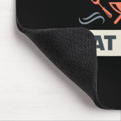 Weil ich gerne Fleisch esse, Grillfleisch Meme Gr Mousepad (Ecke)