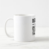 Weil ich Ingenieurtechniker bin, deshalb Kaffeetasse (Links)