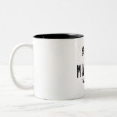 Weil ich Maryam bin, deshalb ist Personalisierter Zweifarbige Tasse (Links)