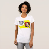 Weil ich sagte, so Comic Buch T - Shirt (Vorne ganz)