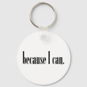 Weil ich schlüsselanhänger (Vorderseite)