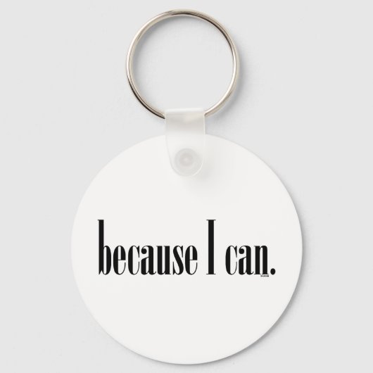 Weil ich schlüsselanhänger (Vorderseite)