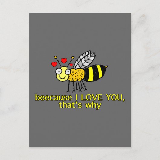 Weil ich Sie Liebe Postkarte (Vorderseite)