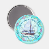 Weil ich Vater-Magnet bin Magnet (Vorderseite/Rückseite)