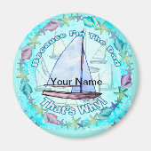 Weil ich Vater-Magnet bin Magnet (Vorne)