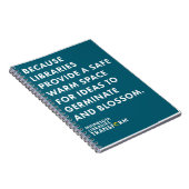 Weil Ideen-gewundenes Notizbuch Notizblock (Rechte Seite)