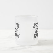 Weil Im die Braut deshalb Mattglastasse (Mittel)