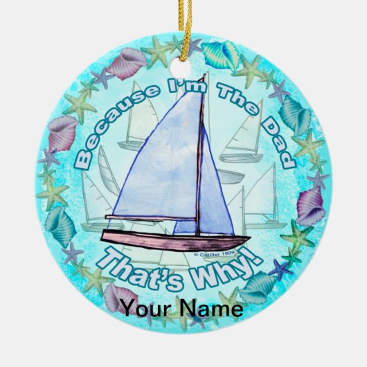 Weil im Vater Keramik Ornament (Vorne)