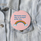 Weil jeder Tag gerade ist, Pride Tag Button (Beispiel)