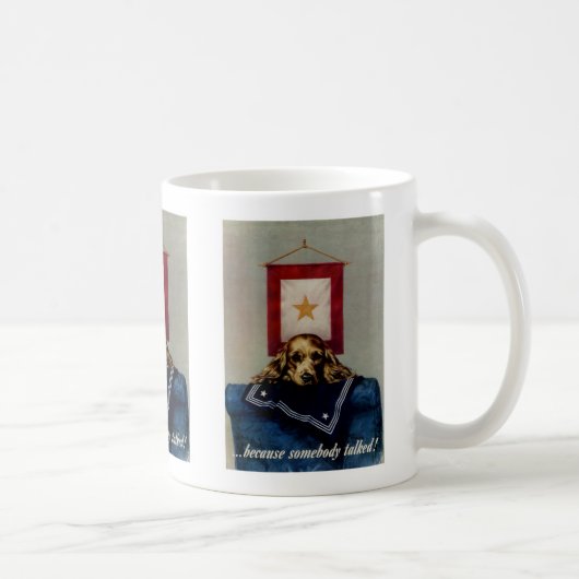 Weil jemand geredet hat kaffeetasse (Rechts)