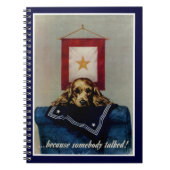 Weil jemand sprach notizblock (Vorderseite)