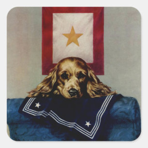 Weil jemand sprach quadratischer aufkleber