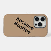 Weil Kaffee iPhone Hülle (Rückseite (Horizontal))