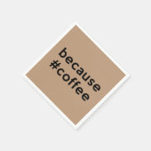 Weil Kaffee Serviette (Ecke)