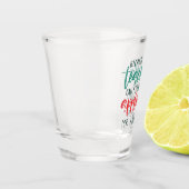 Weil Lehrer nicht auf Äpfeln allein überleben Schnapsglas (Links)