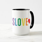 Weil Liebe Liebe ist Tasse (VorderseiteRechts)
