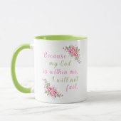 "Weil mein Gott in mir ist", Blumenkohl-Tasse Tasse (Links)