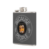 Weil Menschen (Whiskey) Flasche Flachmann (Links)