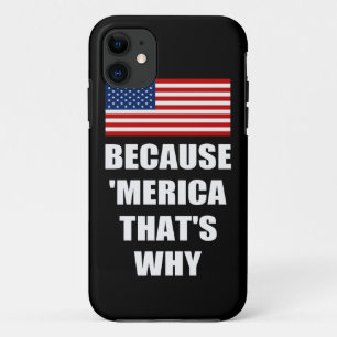 WEIL MERICA DESHALB US Flagge iPhone 5 Fall Case-Mate iPhone Hülle