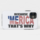WEIL MERICA DESHALB US Flagge iPhone 5 Fall Case-Mate iPhone Hülle (Rückseite (Horizontal))