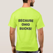 Weil Ohio ist zum Kotzen T-Shirt (Rückseite)