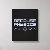 Weil Physik Leinwanddruck (Vorderseite)