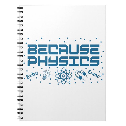 Weil Physik lustig ist Notizblock (Vorderseite)