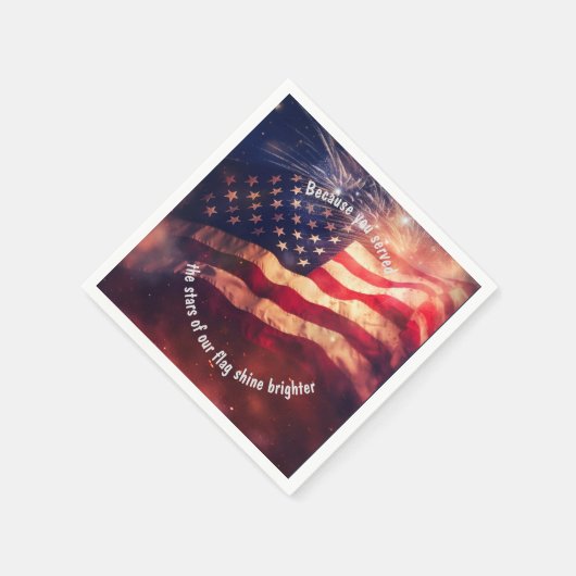 Weil Sie Serviette (Ecke)