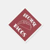 Weil Tacos Serviette (Ecke)