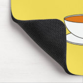 Weil Tee Lieben glücklichen Slogan, japanische Art Mousepad (Ecke)