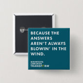 Weil Wind-aquamariner Knopf Button (Vorne & Hinten)