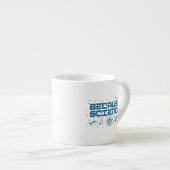 Weil Wissenschaft funny Espressotasse (Vorderseite Rechts)