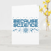 Weil Wissenschaft funny Karte (Gelbe Blume)