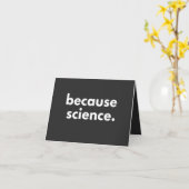 Weil Wissenschaft Karte (Gelbe Blume)