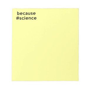 Weil Wissenschaft Notizblock