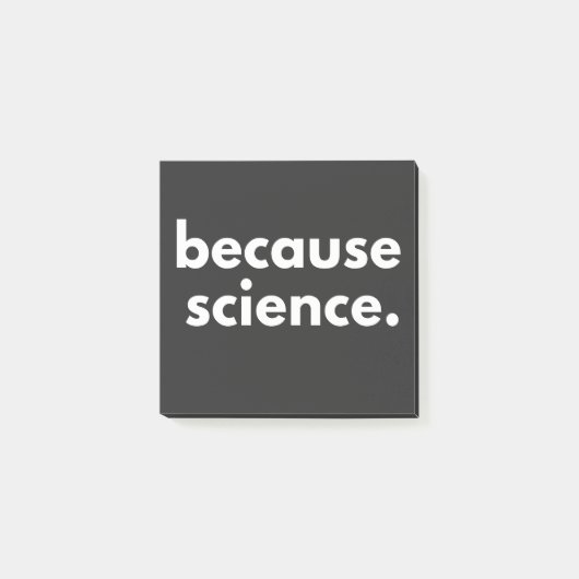 Weil Wissenschaft Post-it Klebezettel (Vorderseite)