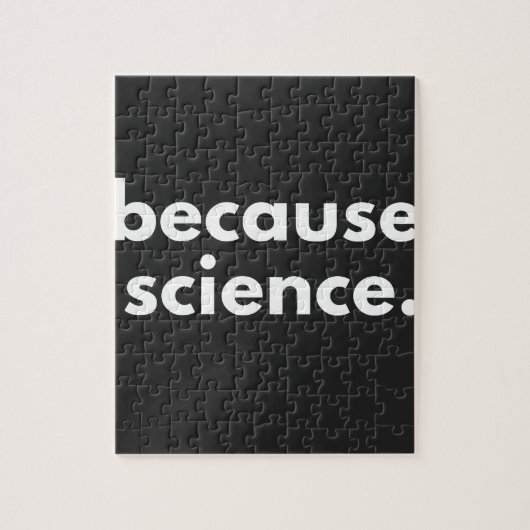 Weil Wissenschaft Puzzle (Vertikal)