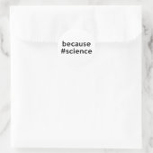 Weil Wissenschaft Runder Aufkleber (Tasche)